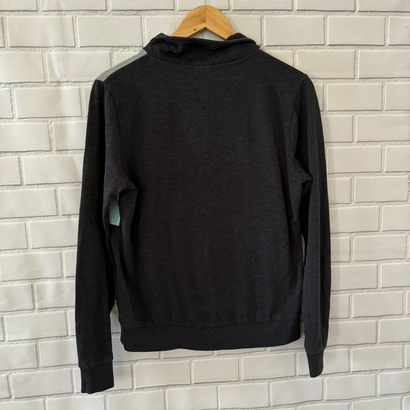 Victoria’s Secret Pink Sweater Size S Quarter Zip Colorblock Pullover Logo - Picture 2 of 7